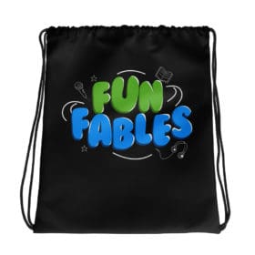 Fun Fables Drawstring bag